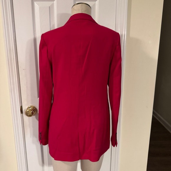 The Kooples Red Wool Blazer Jacket Size US 4 EU 36 NWT $545 - Picture 4 of 10